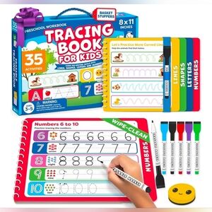 Preschool Learning Activities - Letter Tracing Books for Kids Ages 3-5 Toddler
